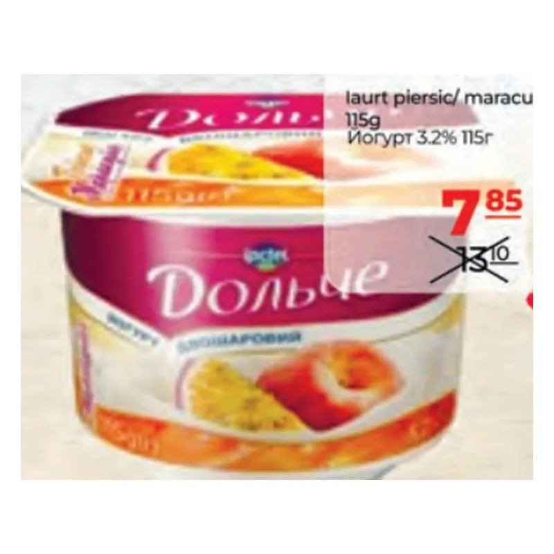 Dolce Iaurt piersic/maracuia 3,2%