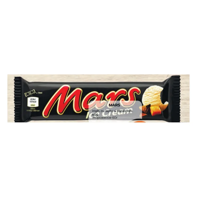 Mars Înghețată cu lapte și cacao 14%