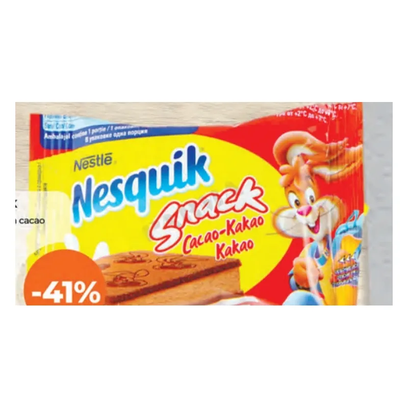 Nesquik Snack cu pandișpan cacao
