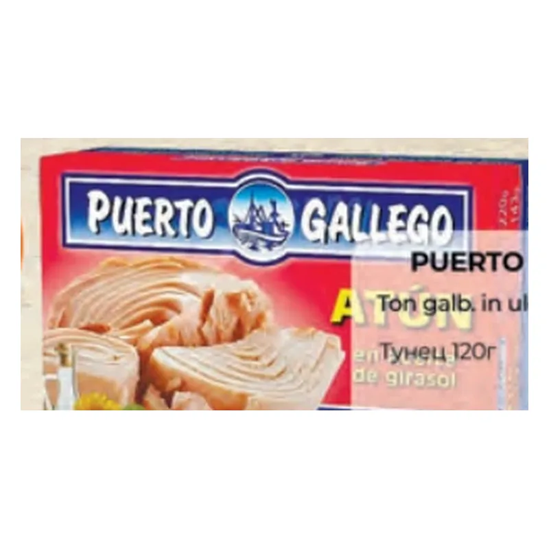 Puerto Gallego Ton galben în ulei de floarea-soarelui