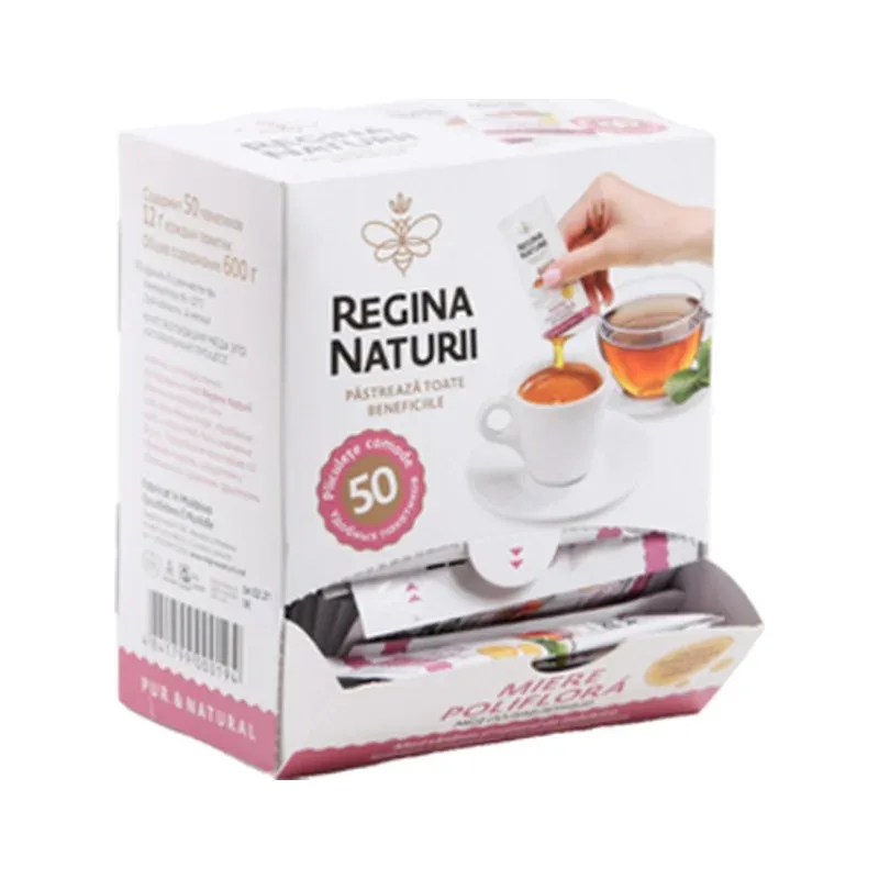 Regina Naturii Miere polifloră la plic 50x12 g